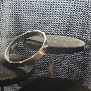 Monet Silver Bangle Bracelet